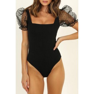 Kiss Me Quickly Bodysuit In Black